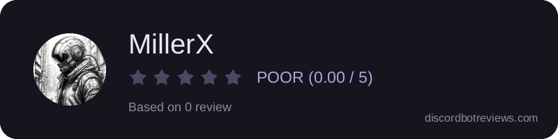Rating widget preview for MillerX