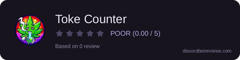 Rating widget preview for Toke Counter