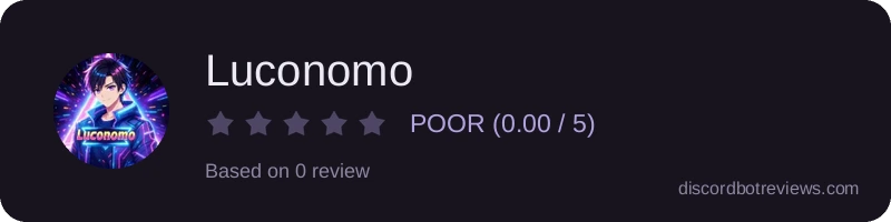 Rating widget preview for Luconomo