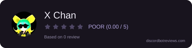 Rating banner for X Chan
