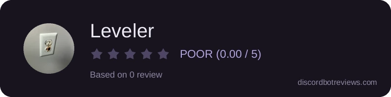 Rating widget preview for Leveler
