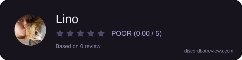 Rating widget preview for Lino