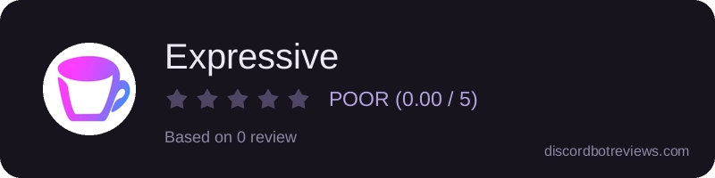 Rating widget preview for Expressive