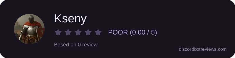 Rating banner for Kseny