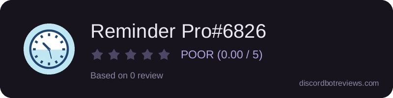 Rating widget preview for Reminder Pro#6826