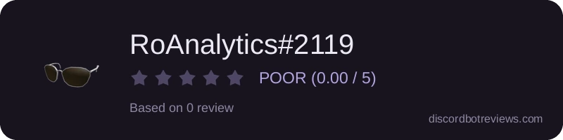 Rating widget preview for RoAnalytics#2119