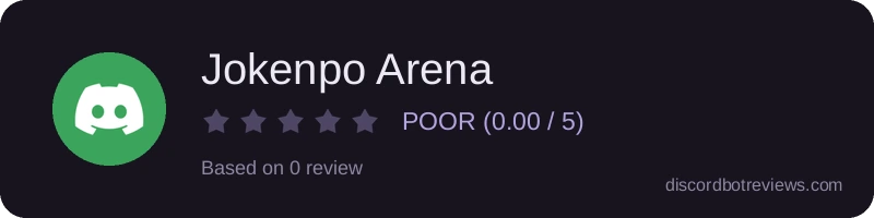 Rating widget preview for Jokenpo Arena