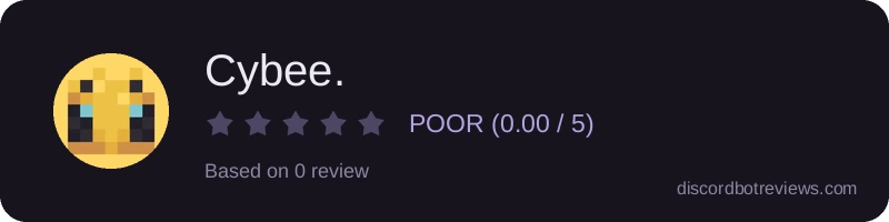 Rating widget preview for Cybee.