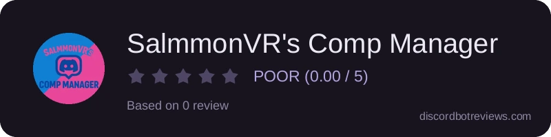 Rating widget preview for SalmmonVR's Comp Manager