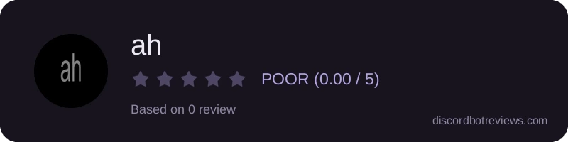 Rating widget preview for ah