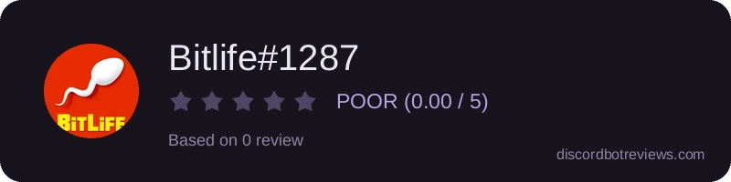 Rating widget preview for Bitlife#1287