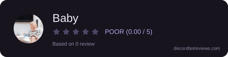 Rating widget preview for Baby