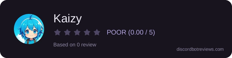 Rating banner for Kaizy