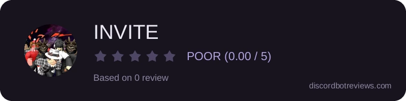 Rating widget preview for INVITE