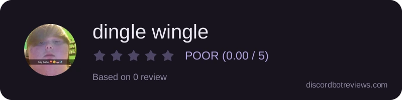 Rating widget preview for dingle wingle