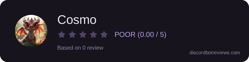 Rating banner for Cosmo