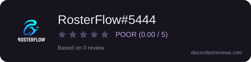 Rating widget preview for RosterFlow#5444