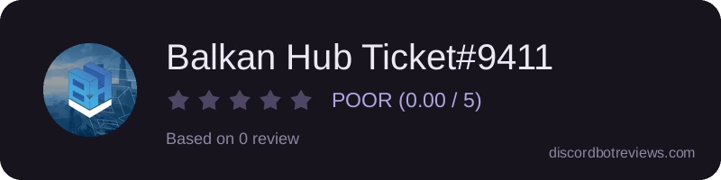Rating widget preview for Balkan Hub Ticket#9411
