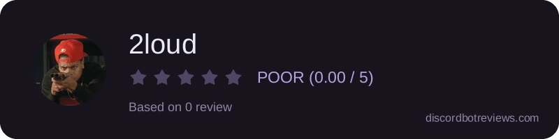 Rating widget preview for 2loud