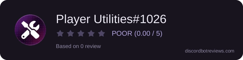Rating widget preview for Player Utilities#1026