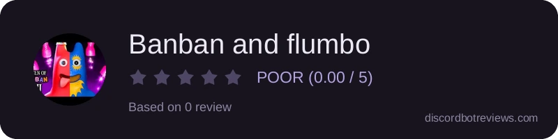 Rating widget preview for Banban and flumbo