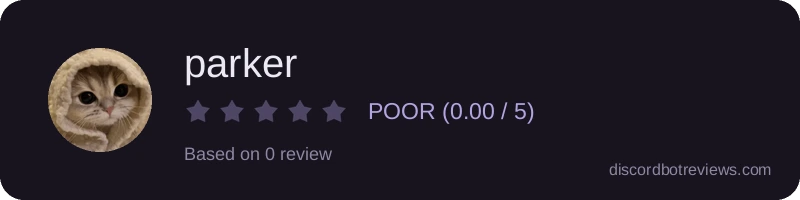 Rating widget preview for parker