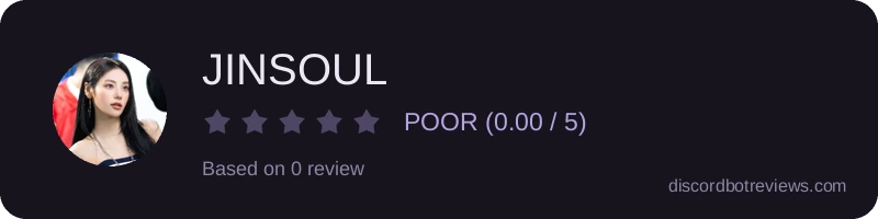 Rating widget preview for JINSOUL