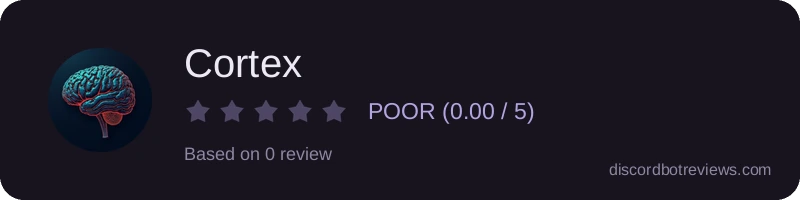 Rating widget preview for Cortex