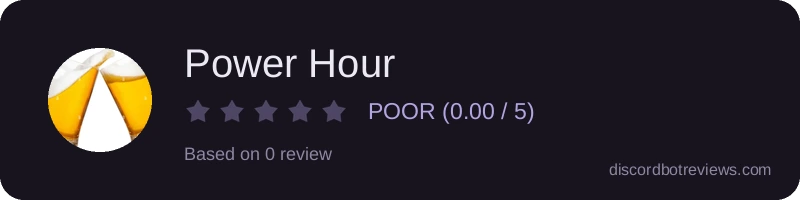 Rating widget preview for Power Hour