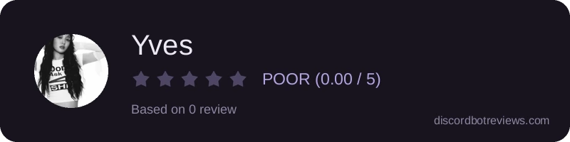Rating widget preview for Yves