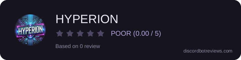 Rating widget preview for HYPERION
