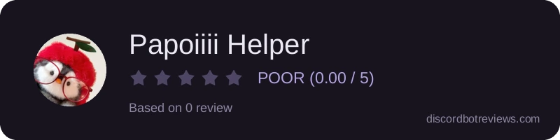 Rating widget preview for Papoiiii Helper