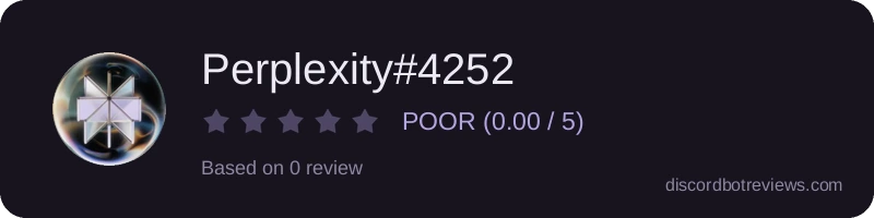 Rating widget preview for Perplexity#4252