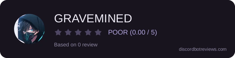 Rating widget preview for GRAVEMINED