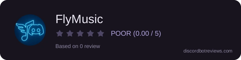 Rating widget preview for FlyMusic