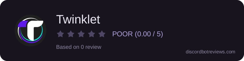 Rating banner for Twinklet