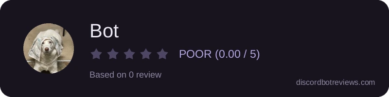 Rating banner for Bot