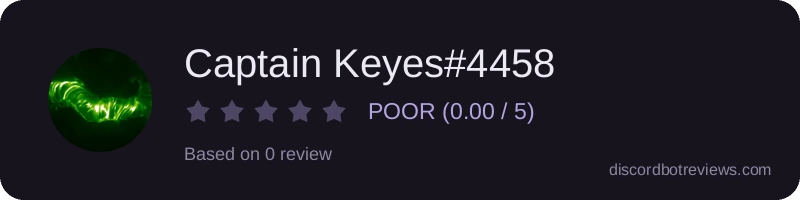Rating widget preview for Captain Keyes#4458