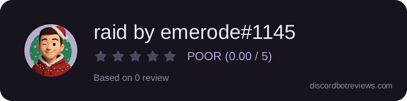 Rating widget preview for raid by emerode#1145