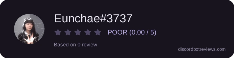 Rating widget preview for Eunchae#3737