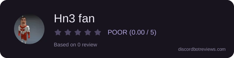 Rating widget preview for Hn3 fan