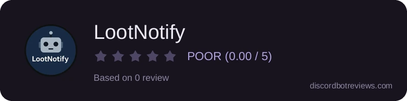 Rating banner for LootNotify