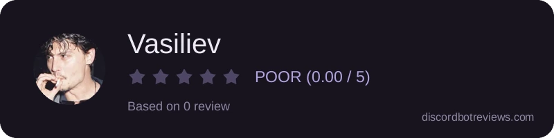 Rating widget preview for Vasiliev