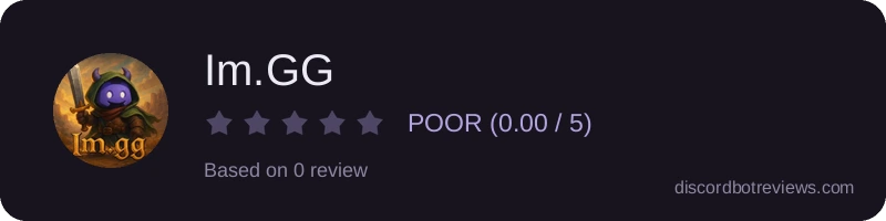 Rating widget preview for Im.GG