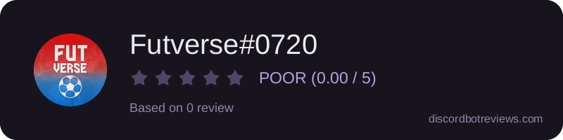 Rating widget preview for Futverse#0720