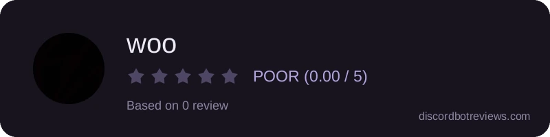 Rating widget preview for woo