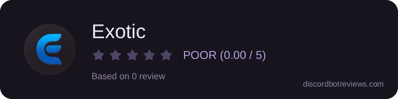 Rating banner for Exotic