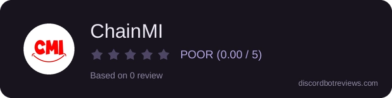Rating widget preview for ChainMI