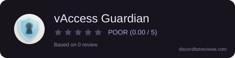 Rating widget preview for vAccess Guardian
