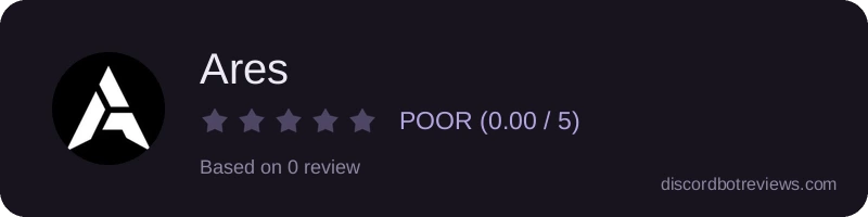 Rating widget preview for Ares